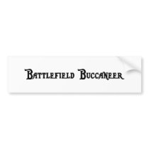 Battlefield Buccaneer Bumper Sticker