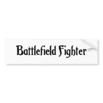 Battlefield Fighter Bumper Sticker