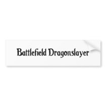 Battlefield  layer Bumper Sticker
