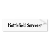 Battlefield Sorcerer Sticker Bumper Stickers
