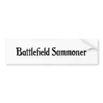 Battlefield Summoner Sticker Bumper Stickers