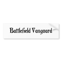 Battlefield Vanguard Bumper Sticker