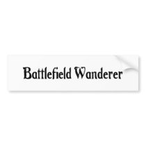 Battlefield Wanderer Bumper Sticker