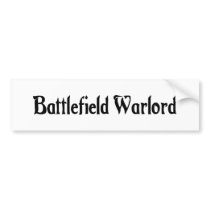 Battlefield War  Bumper Sticker