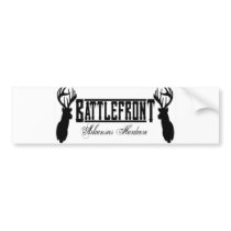 BattleFRONT plain deer Bumper Stickers