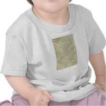 Battles of the Revolutionary War in New Jersey Map Tee Shirts