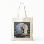 Battleship Swan Tote Bag