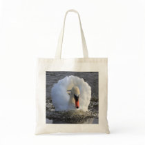 Battleship Swan Tote Bag