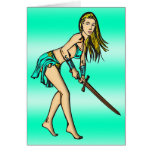 Battling Amazon Women Cards