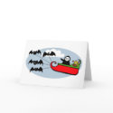 Batty Christmas Sleigh cards