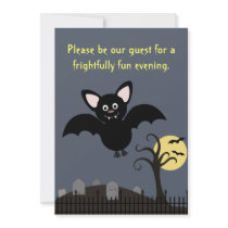 Batty Halloween Invitation