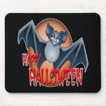 Batty-Halloween Mouse Mat