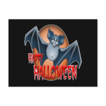 Batty-Halloween Postcards