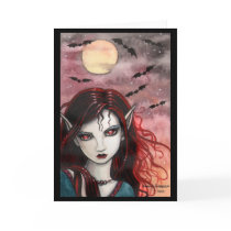 Batty Night Vampire Fairy Card by Molly Harrison