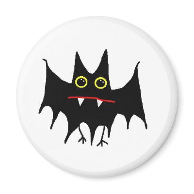 BattyBat Refrigerator Magnet by pugdads
