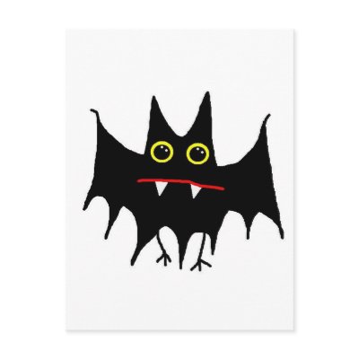BattyBat Postcards by pugdads
