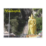 Batu Caves Statue Malaysia Postcard