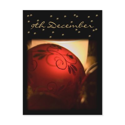 Bauble • Advent Calendar Postcard by SabineStGreetings