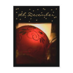 Bauble • Advent Calendar Postcard