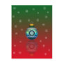 Bauble and Snowflakes Postcard