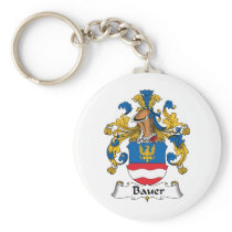 Bauer Family Crest Keychains