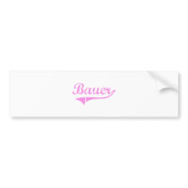 Bauer Last Name Classic Style