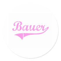 Bauer Last Name Classic Style