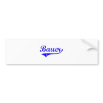 Bauer Surname Classic Style
