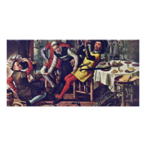 Bäuerlicher Interior By Pieter Aertsen Picture Card