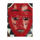 Baule mask, Ivory Coast postcards