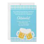 Bavarian Flag & Bier Stein Oktoberfest Invitation