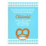Bavarian Flag & Pretzel Oktoberfest Invitation