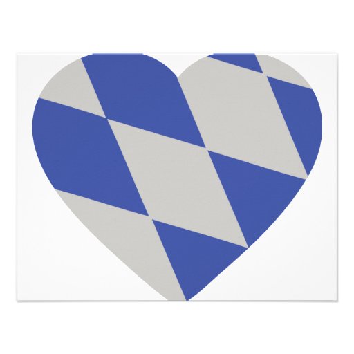 bavarian heart icon personalized invite