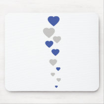 bavarian hearts icon mouse pads