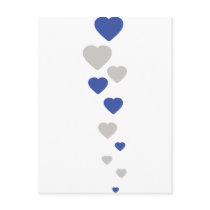 bavarian hearts icon post cards