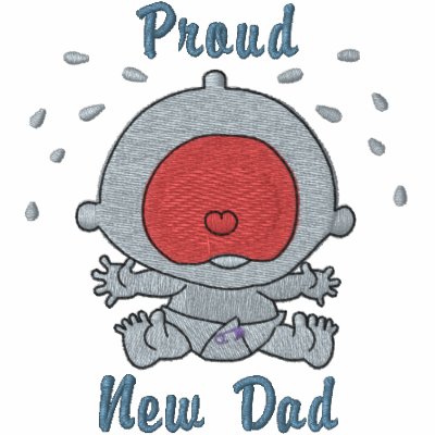 Bawling Baby - boy Embroidered Shirt by Embroidery4U