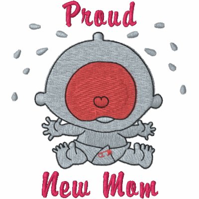 Bawling Baby -  girl Embroidered Shirt by Embroidery4U