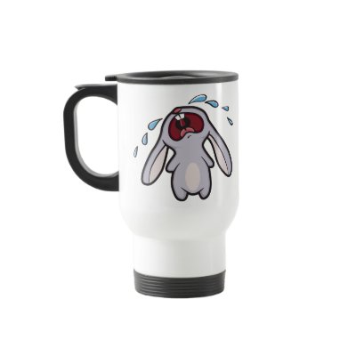 Bawling Bunny Travel Mug by BawlingBunny