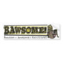 Bawsome Boston Awesome Bumper Sticker