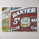 Baxter cigar ad posters