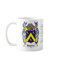 Baxter Family Coat of Arms mug