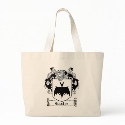 Baxter Family Crest Bag by coatsofarms