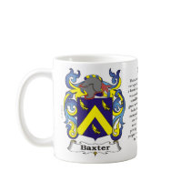 Baxter Family Crest Mug