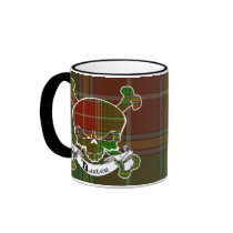 Baxter Tartan Skull Mug