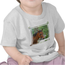 Bay Arab Horse Baby T-Shirt