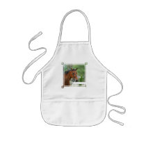 Bay Arab Horse Children's Smock Apron