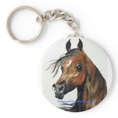 Bay Arabian 102 Keychains by bjredmond64
