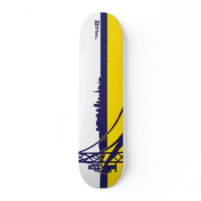 "BAY BRIDGE" SKATEBOARD DECK by Teruo_Artistry