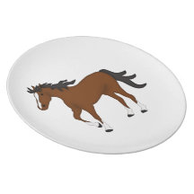 Bay Horse Plates