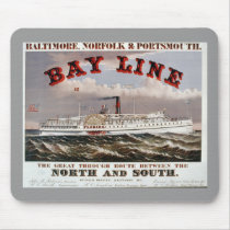 Bay Line - The Great Through Line Mouse Pad